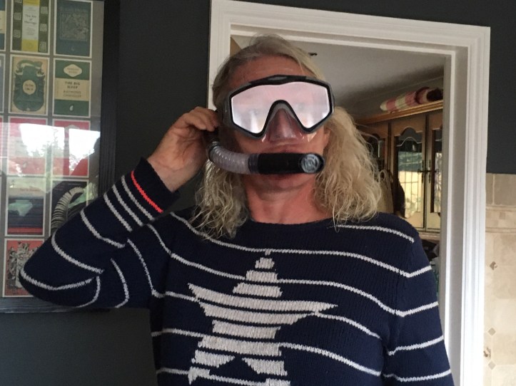 snorkelling; the orange hat ladies; sea swimming; isle of wight; underwater