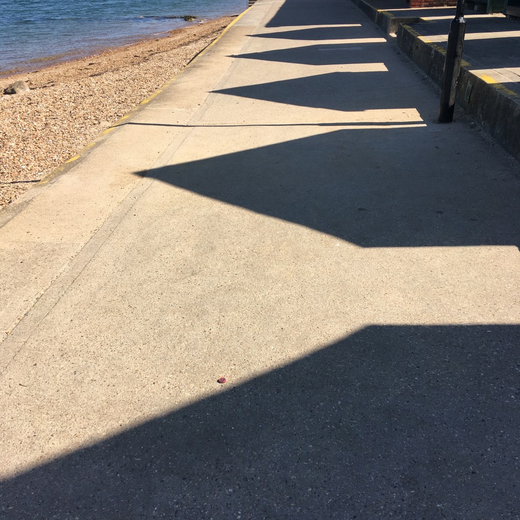 beach hut; orange hat ladies; gurnard; isle of wight; sea swimming; wild swimming; swimming women; 1930s; shadows