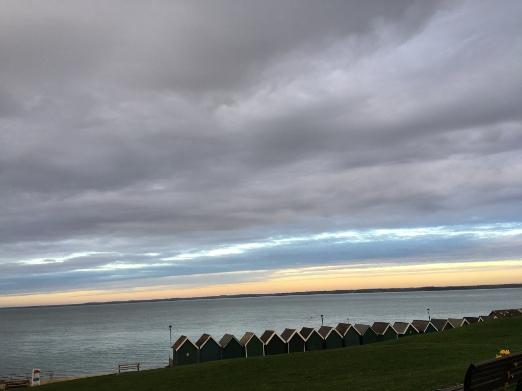beach hut; orange hat ladies; gurnard; isle of wight; sea swimming; wild swimming; swimming women; 1930s