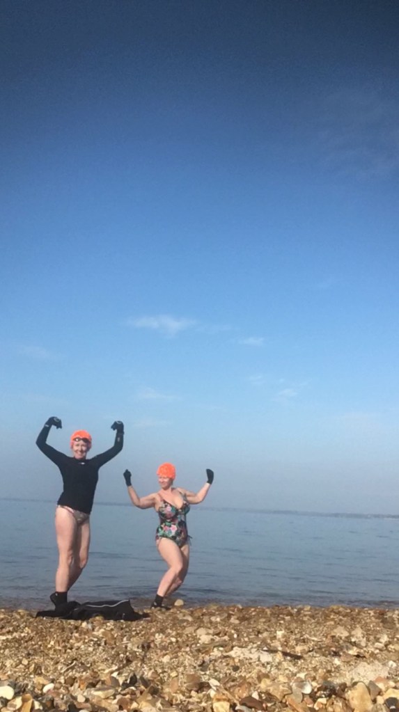 International Womens Day 2021, women swimming, sea swimming, wild swimming, isle of wight