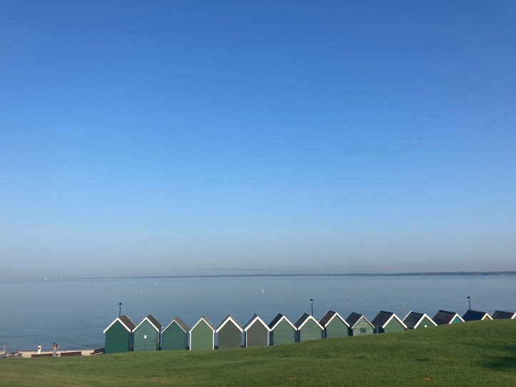 orange hat ladies, sea swimming, outdoor swimming, isle of wight