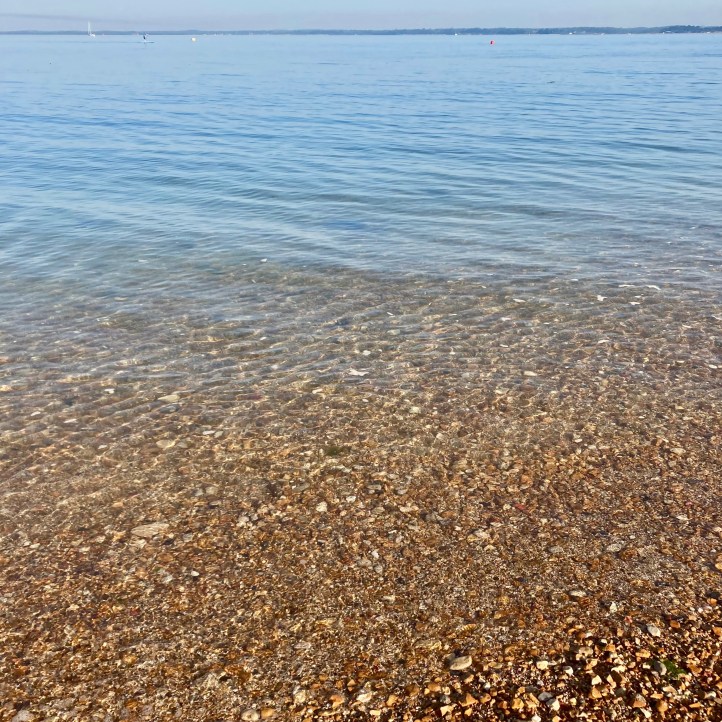 orange hat ladies, sea swimming, outdoor swimming, isle of wight